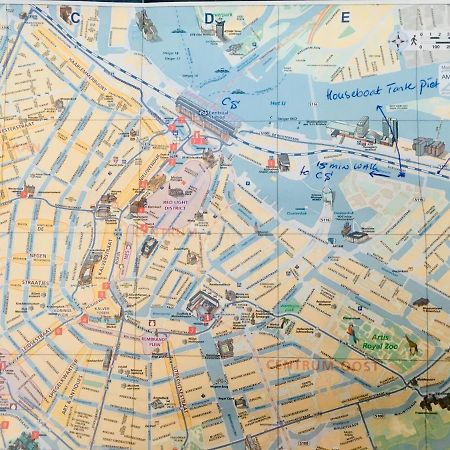 Houseboat Tante Piet Hotell Amsterdam Eksteriør bilde